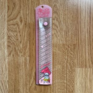 Vintage 1976 My Melody Ruler with Pocket